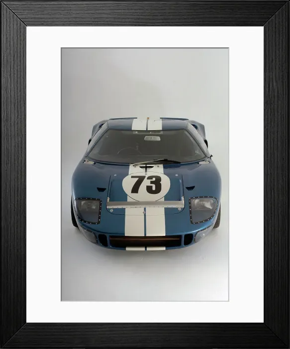 Framed Print : Ford GT40 Daytona prototype 1965. Artist: Simon Clay Framed Print : Ford GT40 Daytona prototype 1965. Artist: Simon Clay