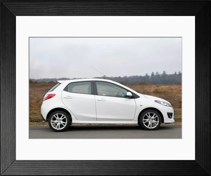 Framed Print : 2010 Mazda 2 Sport Framed Print : 2010 Mazda 2 Sport