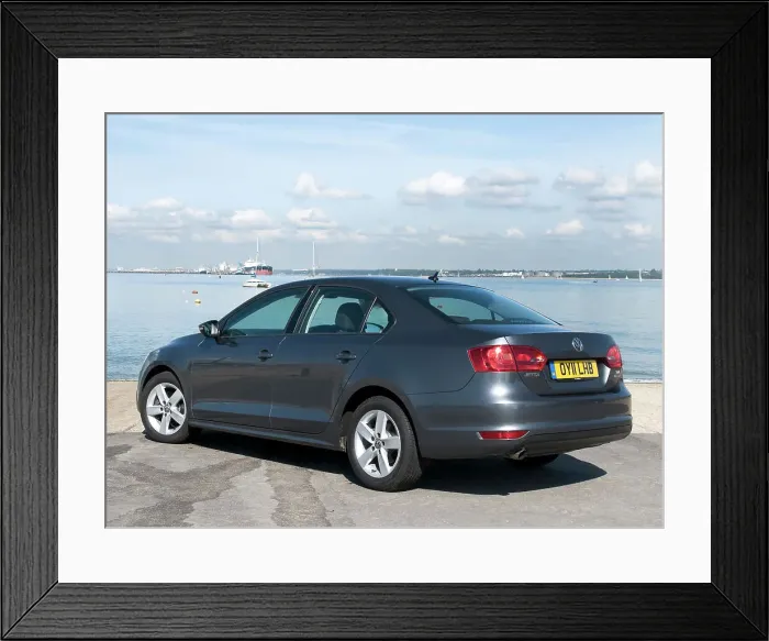 Framed Print : 2011 Volkswagen Jetta SE 1.6 Tdi Framed Print : 2011 Volkswagen Jetta SE 1.6 Tdi