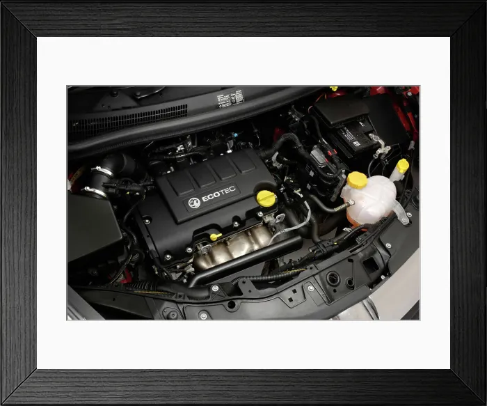 Framed Print : 2010 Vauxhall Corsa 1.4 Framed Print : 2010 Vauxhall Corsa 1.4