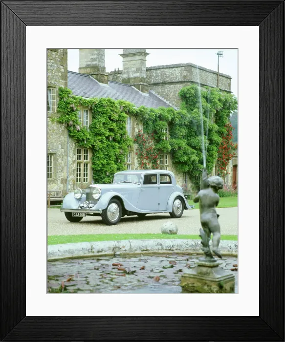 Framed Print : 1935 Bentley 3.5 litre, Park Ward body