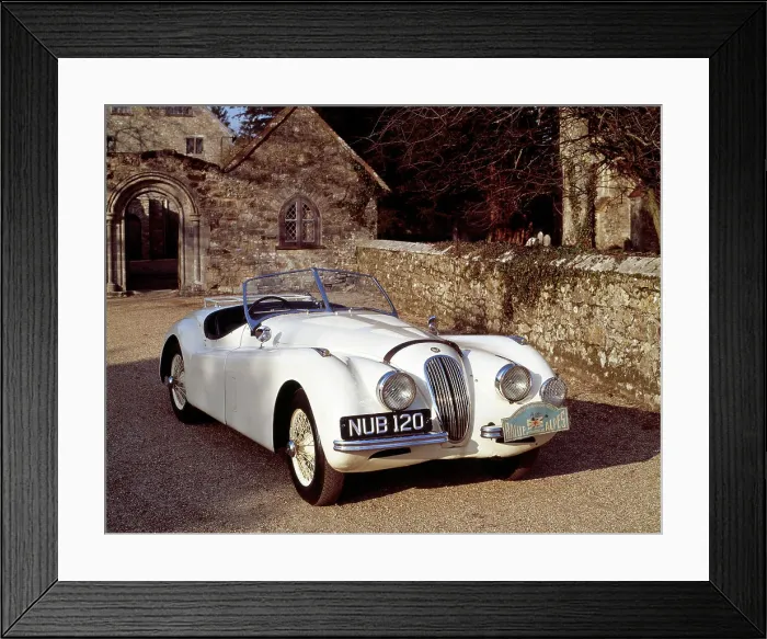Framed Print : 1950 Jaguar XK 120 Framed Print : 1950 Jaguar XK 120