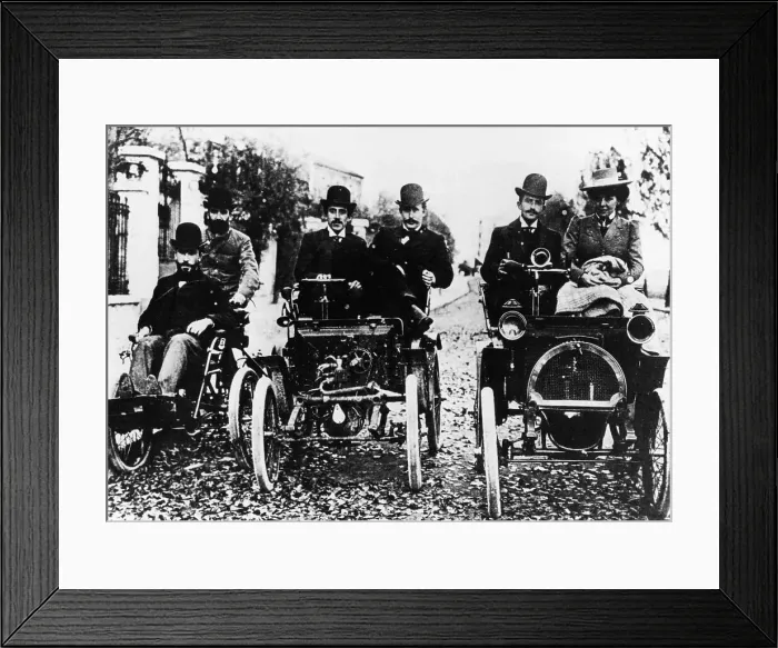 Framed Print : The Renault brothers, 1898 Framed Print : The Renault brothers, 1898