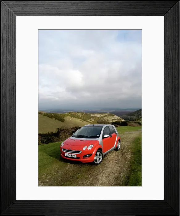 Framed Print : 2004 Smart Forfour Framed Print : 2004 Smart Forfour