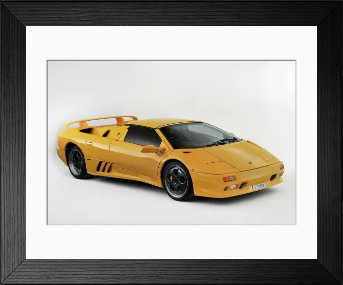 Framed Print : 1996 Lamborghini Diablo VT Roadster Framed Print : 1996 Lamborghini Diablo VT Roadster