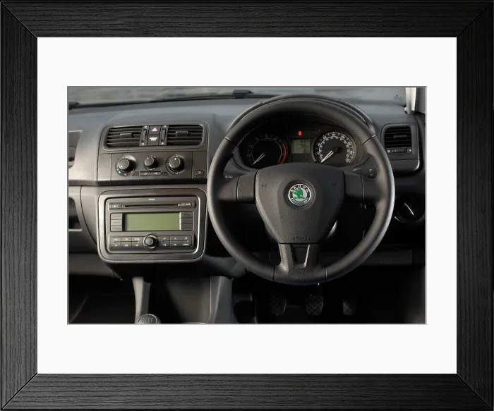Framed Print : Skoda Fbia Estate HTP 1-2 2007. Artist: Simon Clay Framed Print : Skoda Fbia Estate HTP 1-2 2007. Artist: Simon Clay