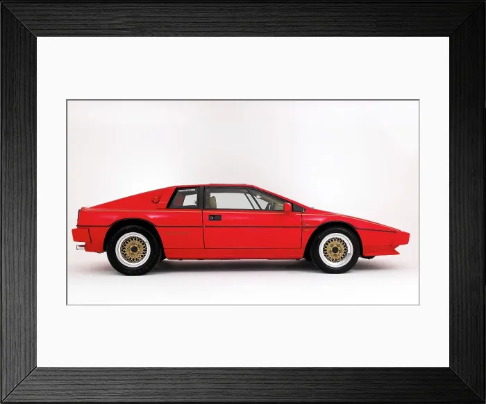 Framed Print : 1982 Lotus Esprit Framed Print : 1982 Lotus Esprit
