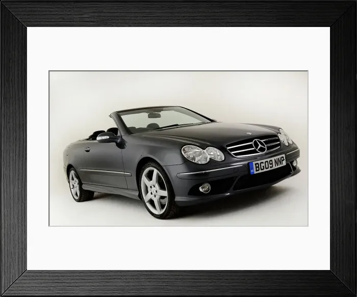 Framed Print : 2009 Mercedes Benz CLK Cabriolet Framed Print : 2009 Mercedes Benz CLK Cabriolet