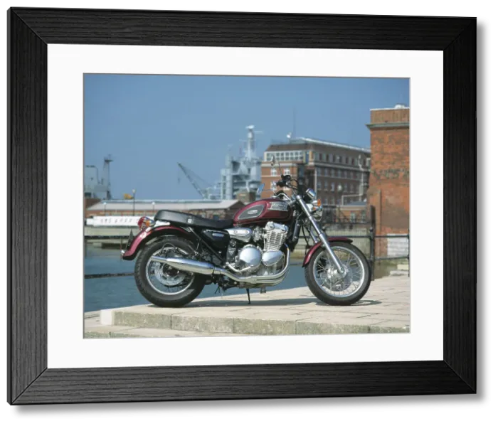 Framed Print : 1996 Triumph Thunderbird