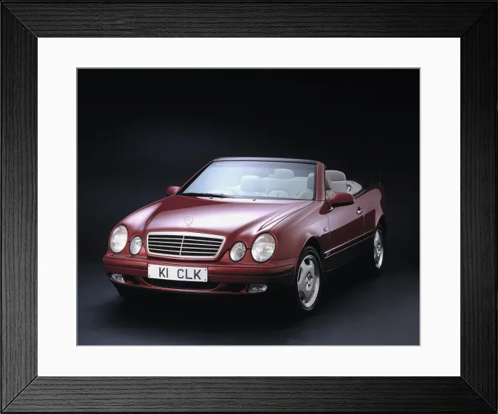 Framed Print : 1999 Mercedes Benz CLK 320 cabriolet Framed Print : 1999 Mercedes Benz CLK 320 cabriolet