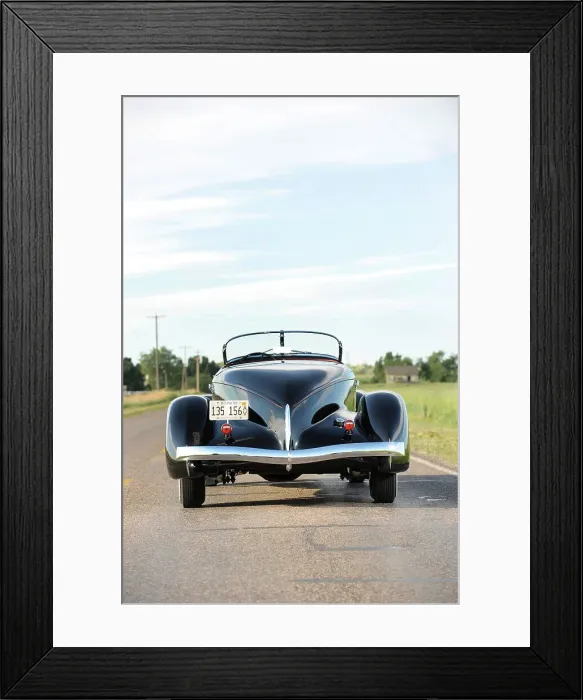 Framed Print : Auburn 852 SC Speedster 1936. Artist: Simon Clay