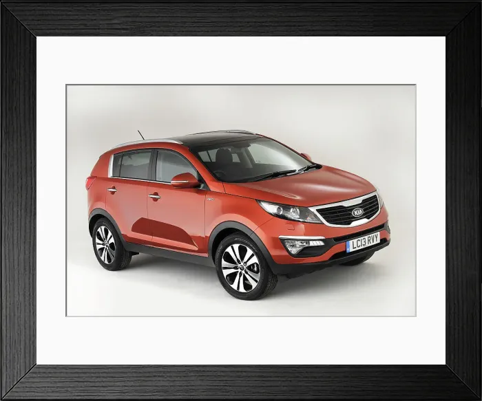 Framed Print : 2013 Kia Sportage Framed Print : 2013 Kia Sportage
