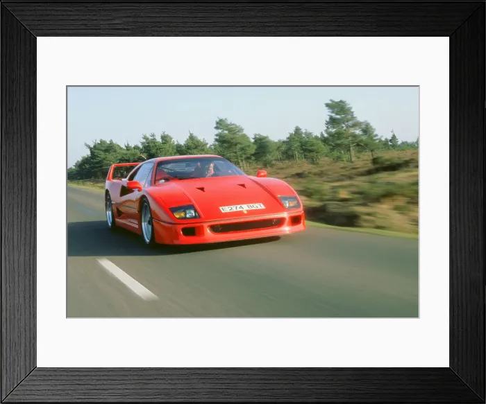 Framed Print : 1989 Ferrari F40 Framed Print : 1989 Ferrari F40