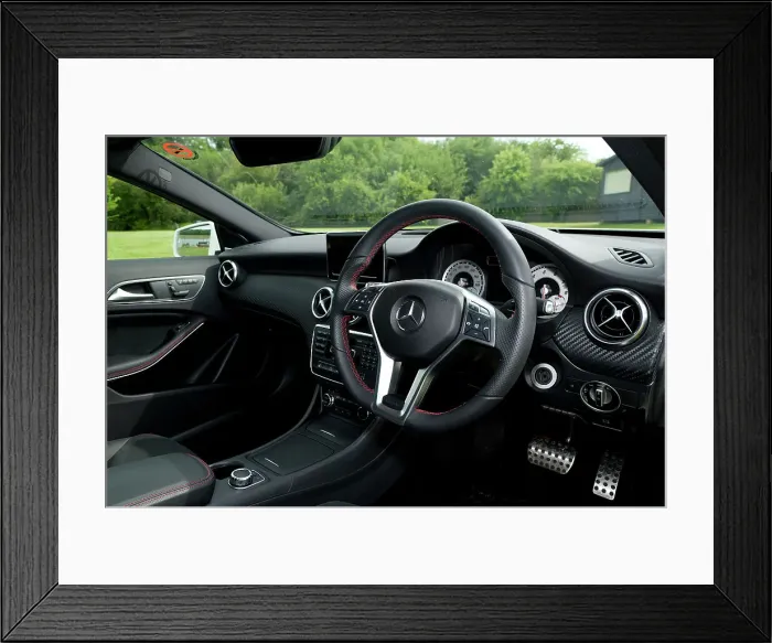 Framed Print : 2013 Mercedes Benz A Class 250 AMG