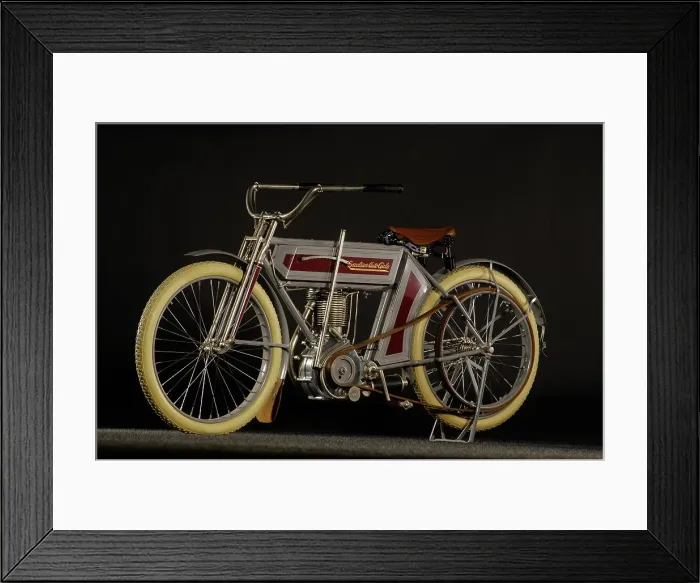 Framed Print : Excelsior single 1912. Artist: Simon Clay Framed Print : Excelsior single 1912. Artist: Simon Clay