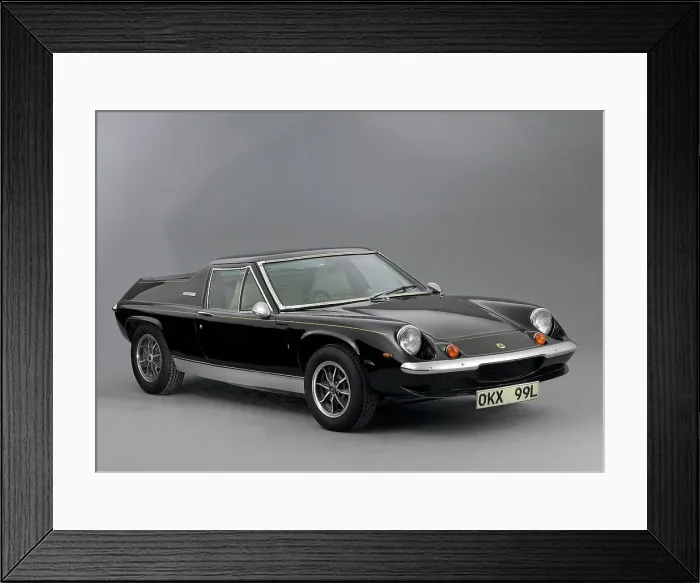 Framed Print : 1977 Lotus Europa JPS Special Framed Print : 1977 Lotus Europa JPS Special