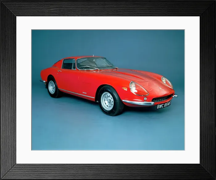 Framed Print : A 1968 Ferrari 275 GIB Framed Print : A 1968 Ferrari 275 GIB