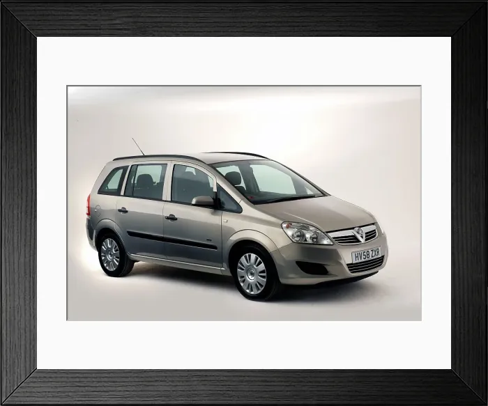 Framed Print : 2008 Vauxhall Zafira Framed Print : 2008 Vauxhall Zafira