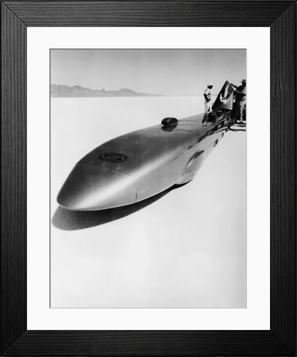 Framed Print : Goldenrod Land Speed Record car, Bonneville Salt Flats, Utah, USA, c1965 Framed Print : Goldenrod Land Speed Record car, Bonneville Salt Flats, Utah, USA, c1965