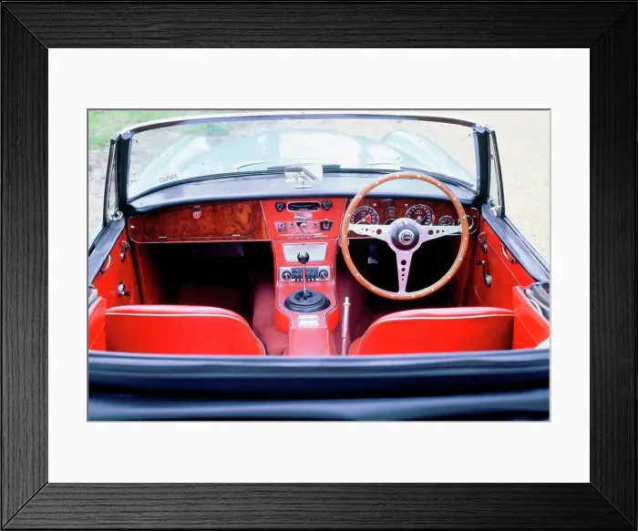 Framed Print : 1965 Austin Healey 3000 mk3 Framed Print : 1965 Austin Healey 3000 mk3
