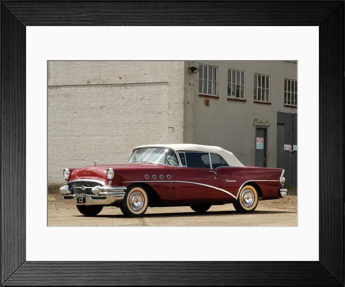 Framed Print : 1955 Buick Century Convertible Framed Print : 1955 Buick Century Convertible