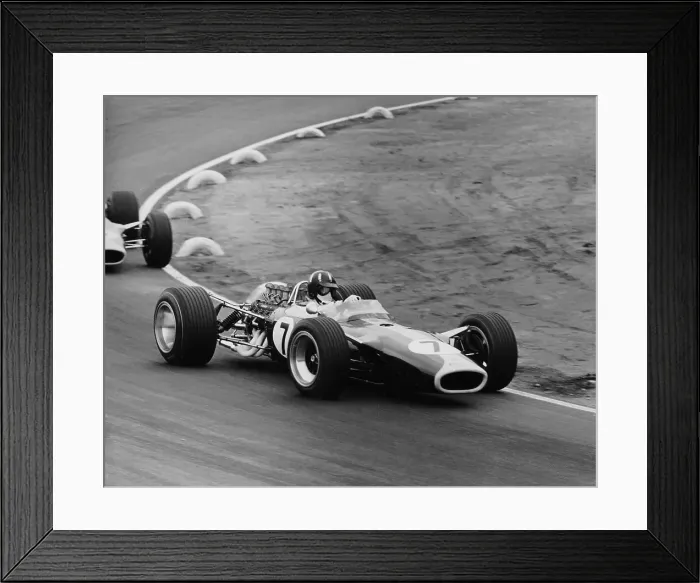 Framed Print : Graham Hill in a Lotus 49, French Grand Prix, Le Mans, 1967. Artist: Maxwell Boyd Framed Print : Graham Hill in a Lotus 49, French Grand Prix, Le Mans, 1967. Artist: Maxwell Boyd