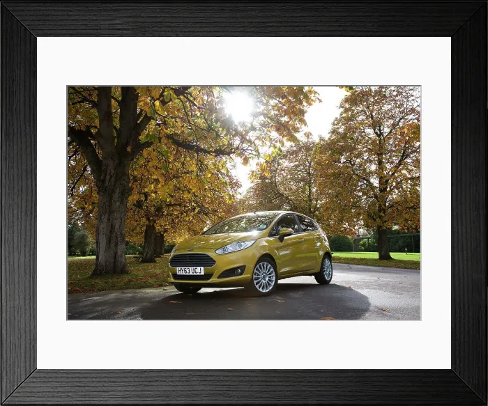 Framed Print : 2013 Ford Fiesta Econetic Framed Print : 2013 Ford Fiesta Econetic