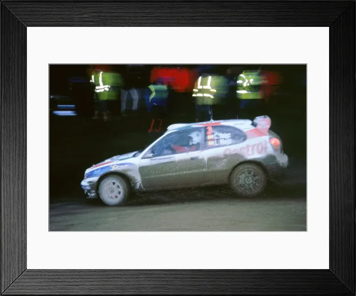 Framed Print : 1999 Toyota Corolla wrc, Carlos Sainz.Network Q Rally Framed Print : 1999 Toyota Corolla wrc, Carlos Sainz.Network Q Rally