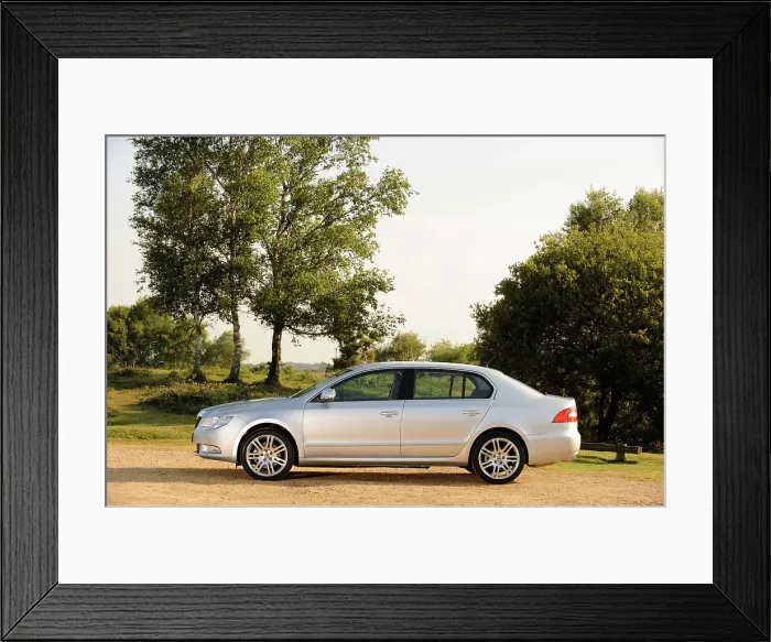 Framed Print : 2008 Skoda Superb Framed Print : 2008 Skoda Superb