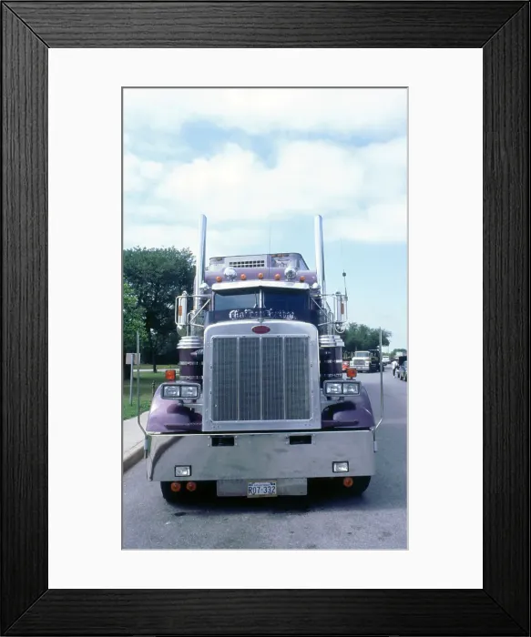 Framed Print : Peterbilt truck Framed Print : Peterbilt truck