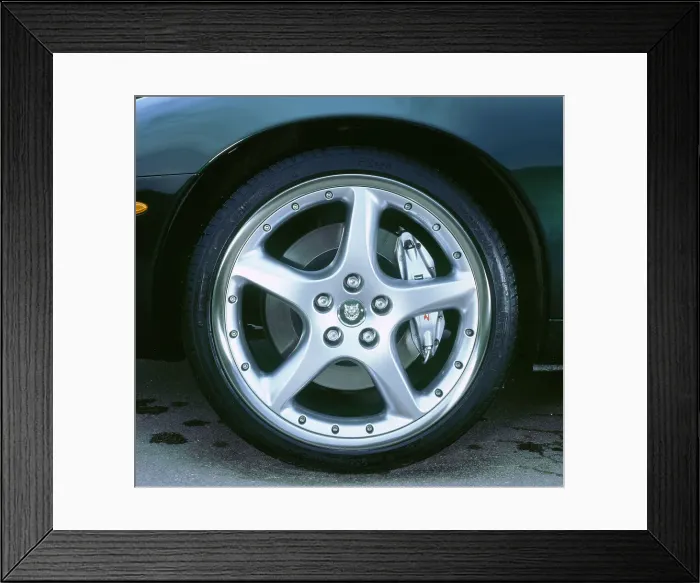 Framed Print : 2002 Jaguar XKR convertible alloy wheel Framed Print : 2002 Jaguar XKR convertible alloy wheel