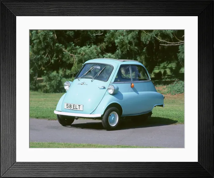 Framed Print : 1962 BMW Isetta 300 Framed Print : 1962 BMW Isetta 300