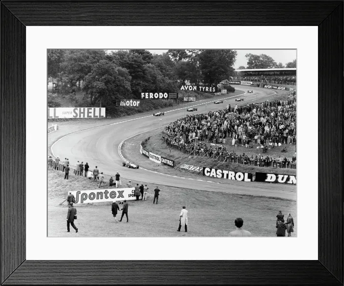 Framed Print : 1966 British Grand Prix, Brands Hatch, Kent Framed Print : 1966 British Grand Prix, Brands Hatch, Kent