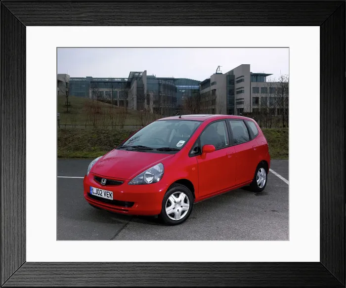 Framed Print : 2002 Honda Jazz Framed Print : 2002 Honda Jazz