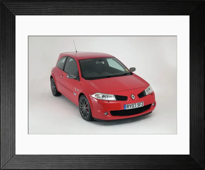 Framed Print : 2007 Renault Megane Sport Framed Print : 2007 Renault Megane Sport