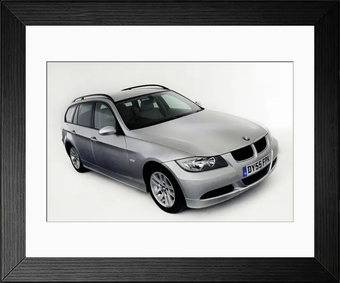 Framed Print : 2005 BMW 320d Touring Framed Print : 2005 BMW 320d Touring