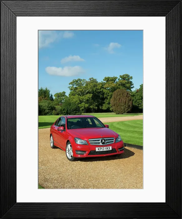 Framed Print : 2013 Mercedes Benz C350 AMG Framed Print : 2013 Mercedes Benz C350 AMG