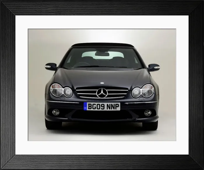 Framed Print : 2009 Mercedes Benz CLK Cabriolet Framed Print : 2009 Mercedes Benz CLK Cabriolet