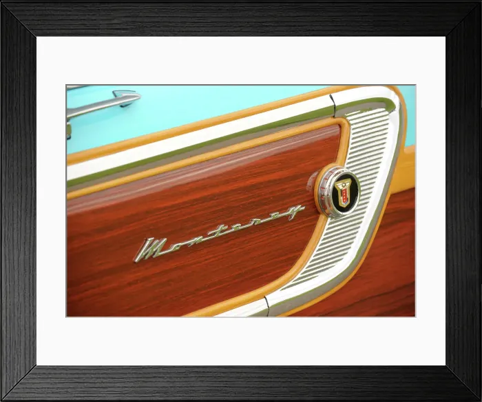 Framed Print : Mercury Monterey station wagon 1955. Artist: Simon Clay Framed Print : Mercury Monterey station wagon 1955. Artist: Simon Clay
