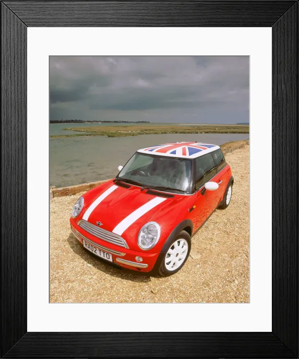 Framed Print : 2002 Mini Cooper Framed Print : 2002 Mini Cooper
