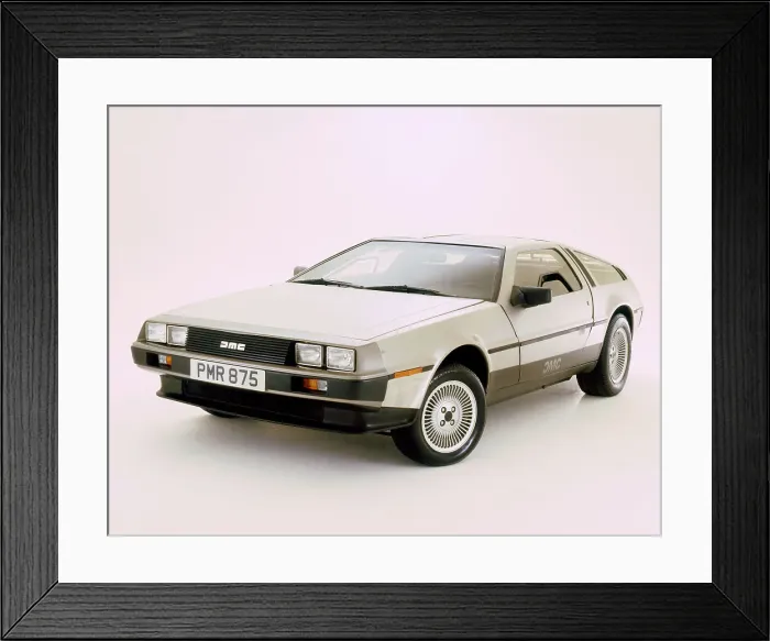 Framed Print : 1982 DeLorean