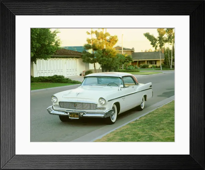 Framed Print : 1956 Chrysler New Yorker Framed Print : 1956 Chrysler New Yorker