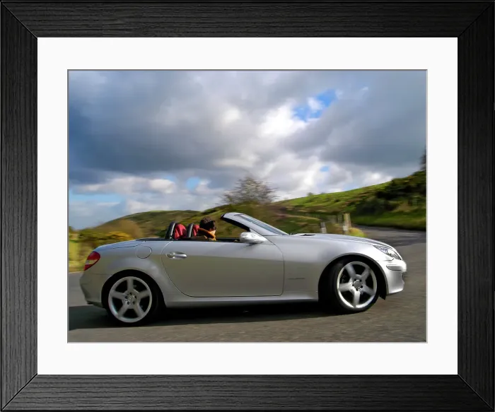 Framed Print : 2004 Mercedes Benz SLK 200K Framed Print : 2004 Mercedes Benz SLK 200K