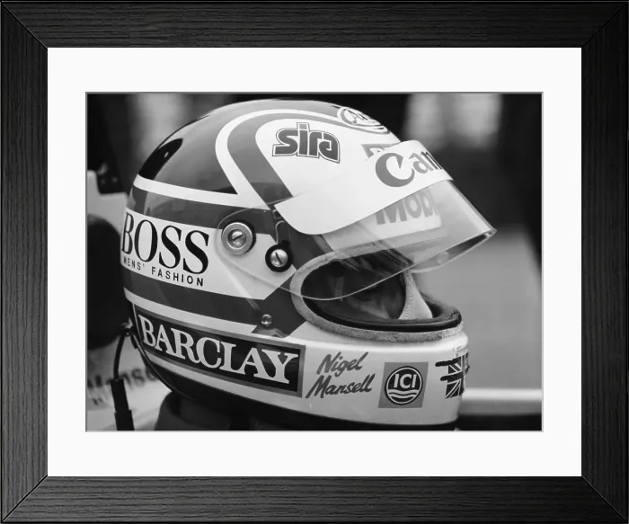 Framed Print : Nigel Mansell, 1988