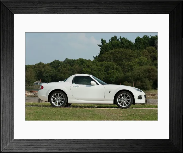 Framed Print : 2014 Mazda MX5 Roadster Coupe Framed Print : 2014 Mazda MX5 Roadster Coupe