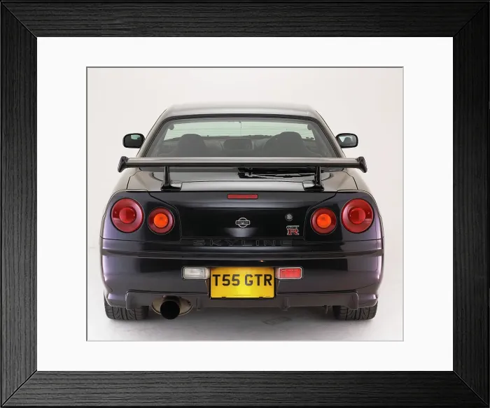 Framed Print : 1999 Nissan Skyline GTR-34 Framed Print : 1999 Nissan Skyline GTR-34