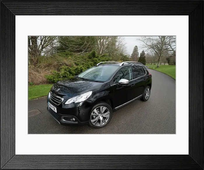 Framed Print : 2014 Peugeot 2008 Hdi Feline Framed Print : 2014 Peugeot 2008 Hdi Feline