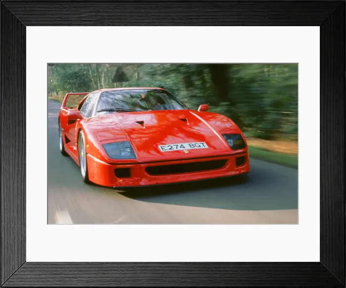 Framed Print : 1988 Ferrari F40 Framed Print : 1988 Ferrari F40