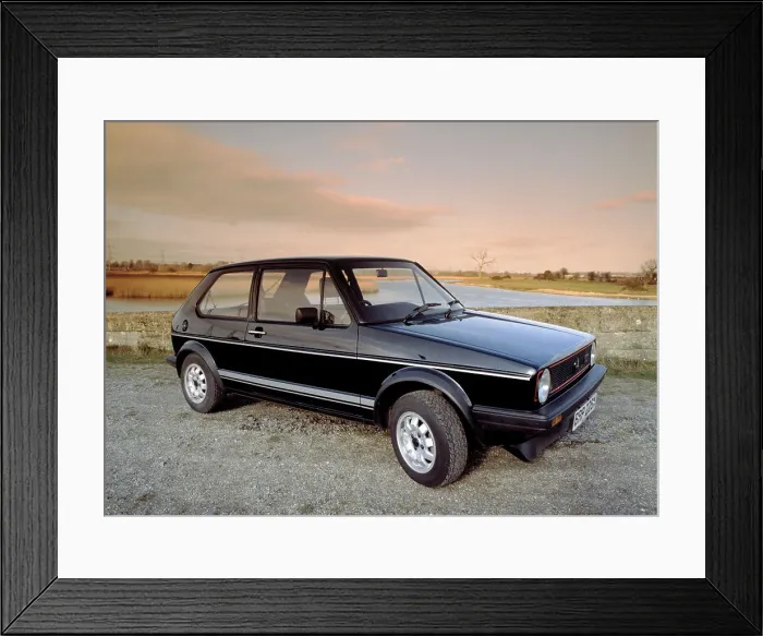 Framed Print : 1981 Volkswagen Golf GTI Framed Print : 1981 Volkswagen Golf GTI