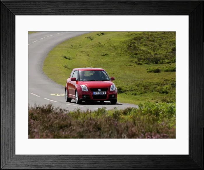 Framed Print : 2009 Suzuki Swift Sport Framed Print : 2009 Suzuki Swift Sport